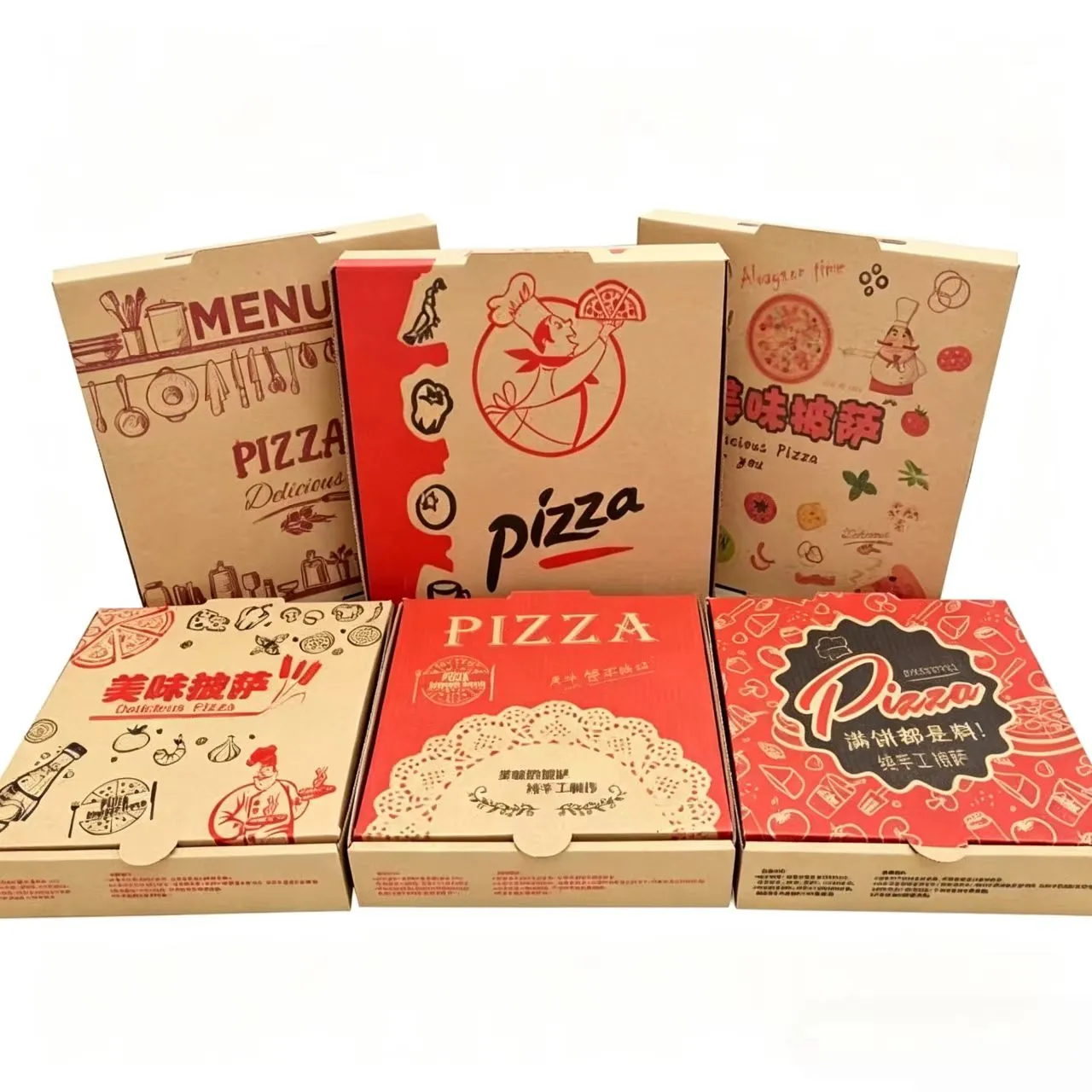Australsk pizzabutikk bestiller tilpassede pizzaesker