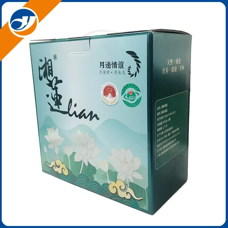 Håndholdt gaveeske av bølgepapp